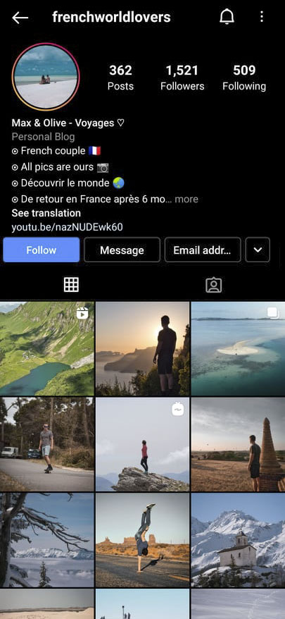 Suivre les aventures des Frenchworldlovers